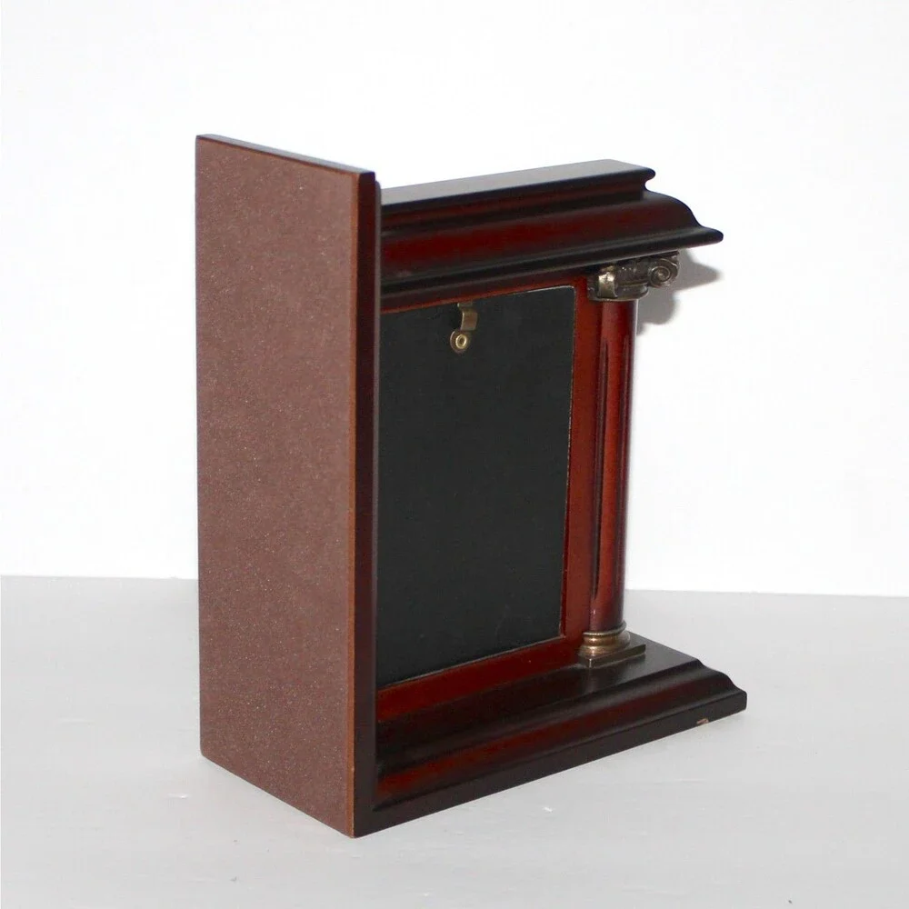 Bombay Frame Bookend Wood Column Photo 3.5